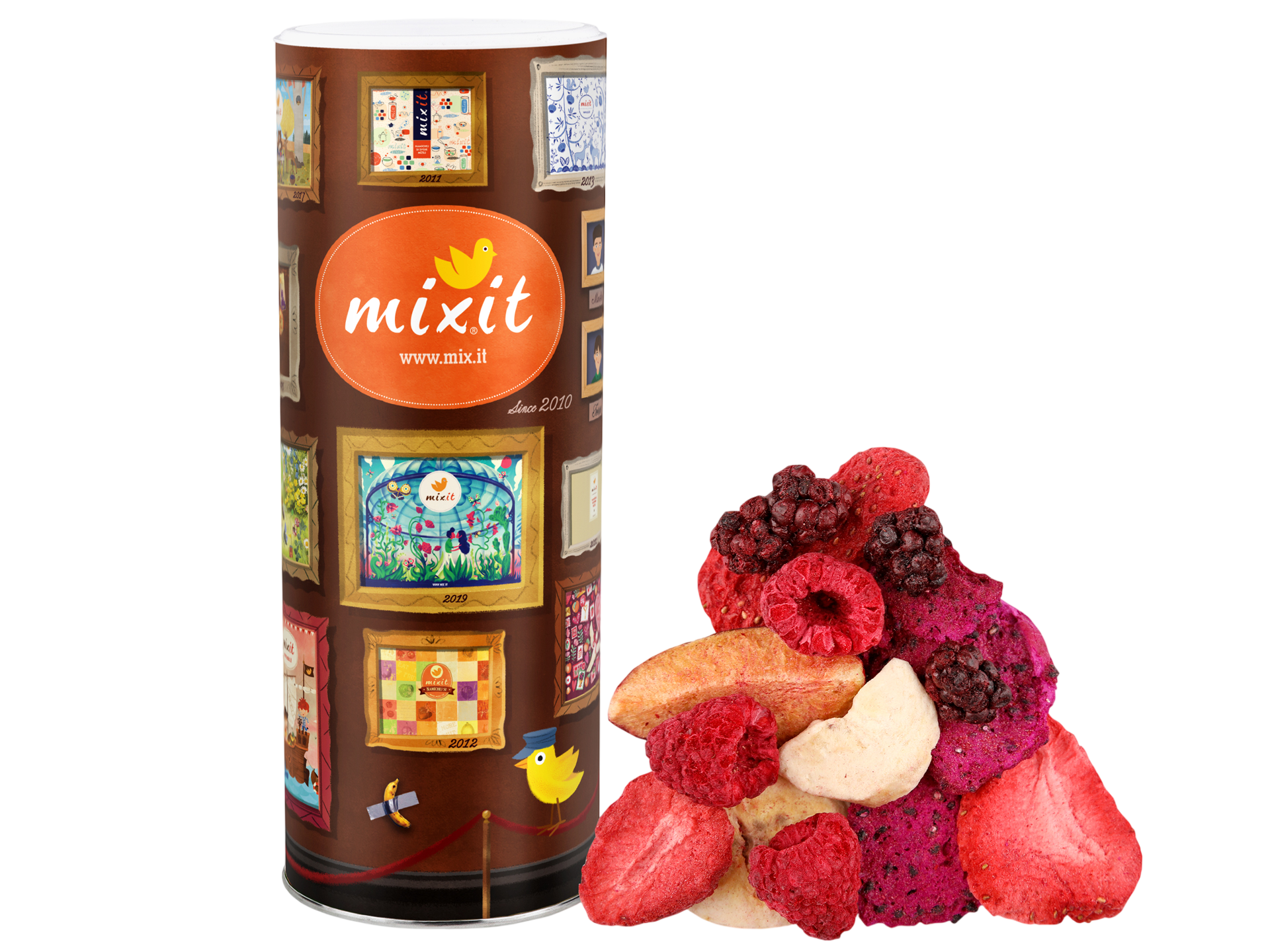 MIXIT Veľké chrumkavé ovocie - narodeninové 140 g
