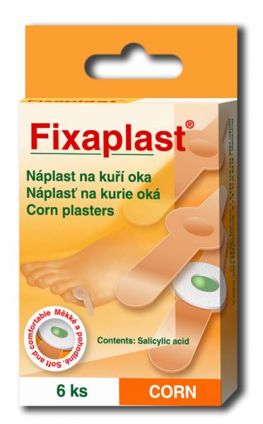 Fixaplast Corn náplasť na kurie oká 6 ks