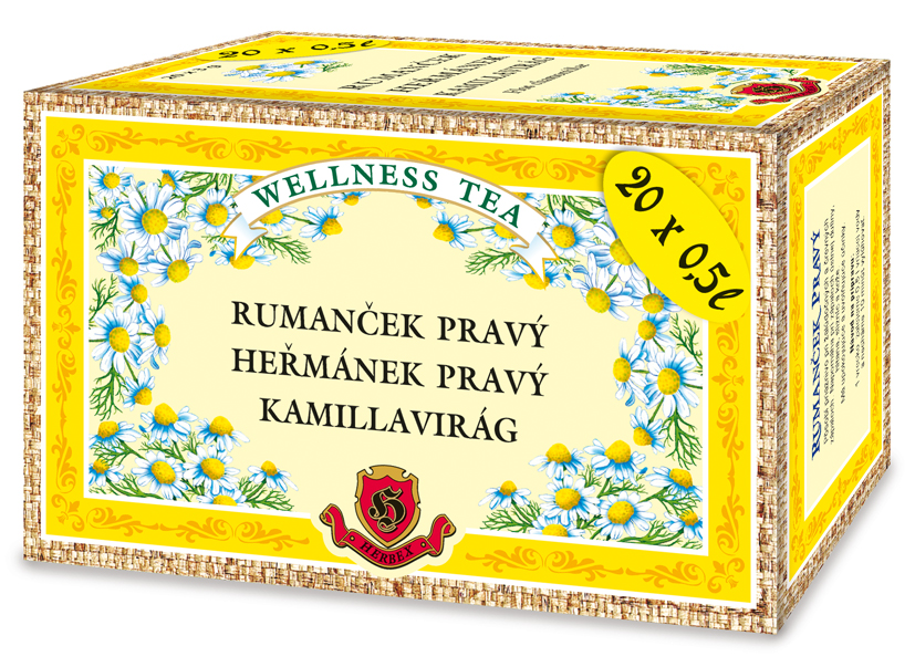 Herbex Rumanček pravý bylinný čaj, 20 x 2.5 g