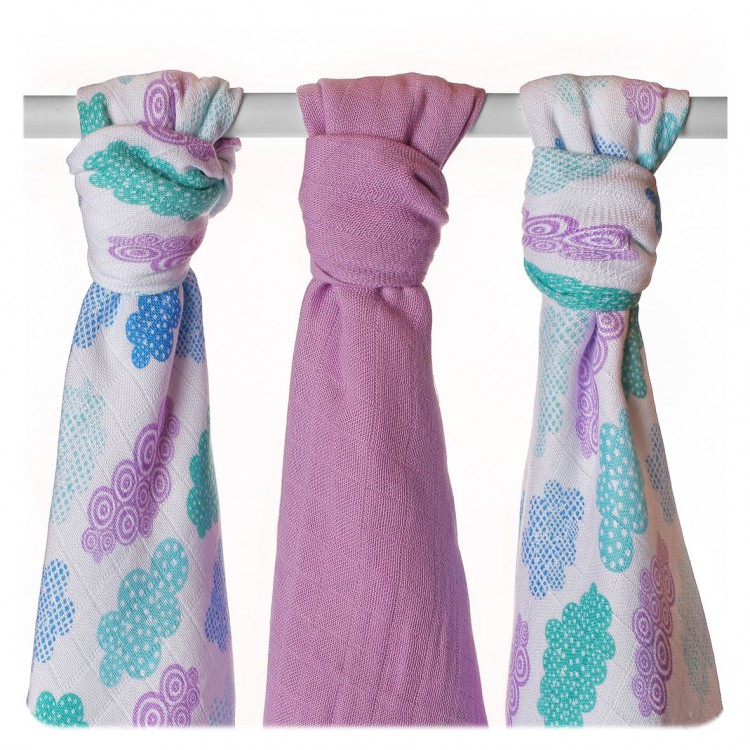 Ružová, Fialová, Tyrkysová