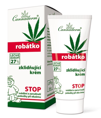 Cannaderm Robátko Soothing cream upokojujúci krém proti vysušovaniu detskej pokožky 50 g