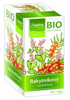 APOTHEKE Bio Selection Pohánkový čaj s rakytníkom vrecúška 20 x 1.5 g kúpite na Pilulka.sk