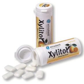 Miradent Xylitol žuvačky Citrus 30 ks