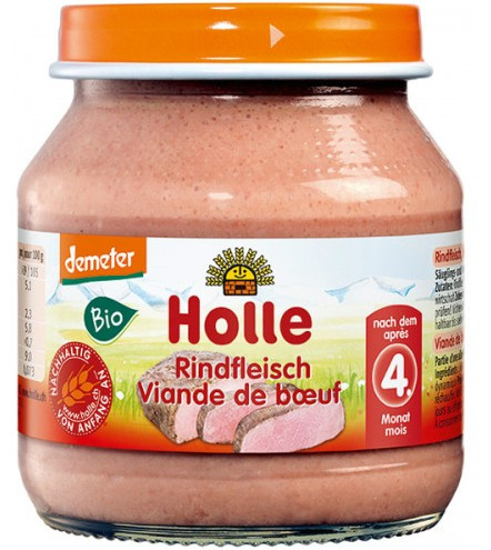 Holle Bielkovinná detská svačinka Hovädzie mäso. 125 g