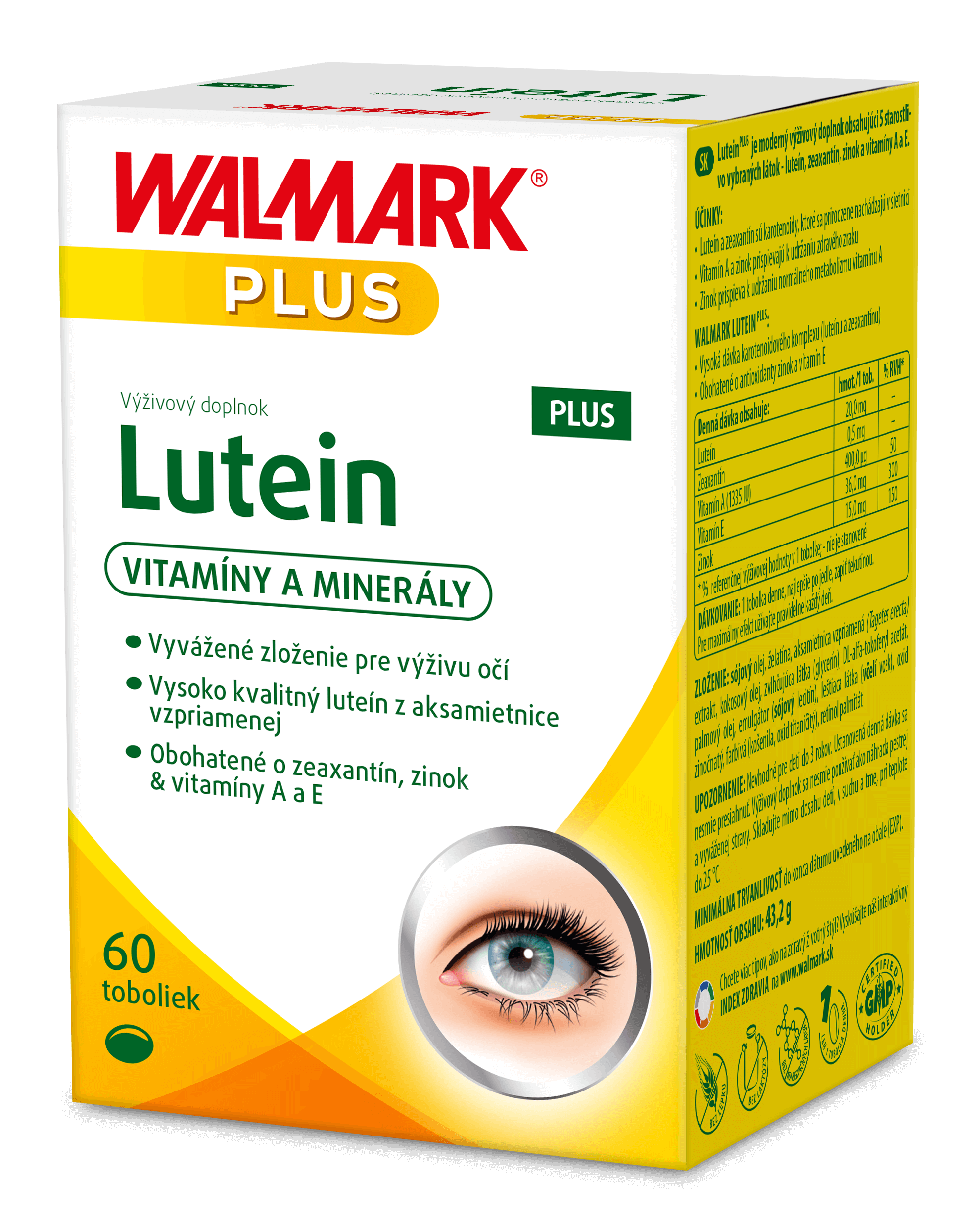 Walmark Lutein PLUS 60 kapsúl