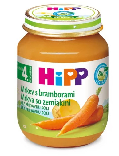 HiPP Príkrm Karotka so zemiakmi zeleninový 125 g
