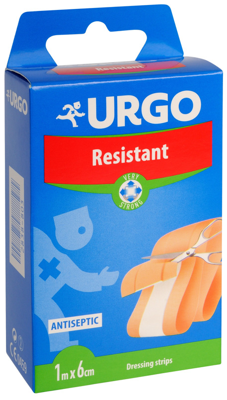 URGO Resistant Náplasť antiseptická, odolná strip, 6 cm x 1 m kúpite na Pilulka.sk