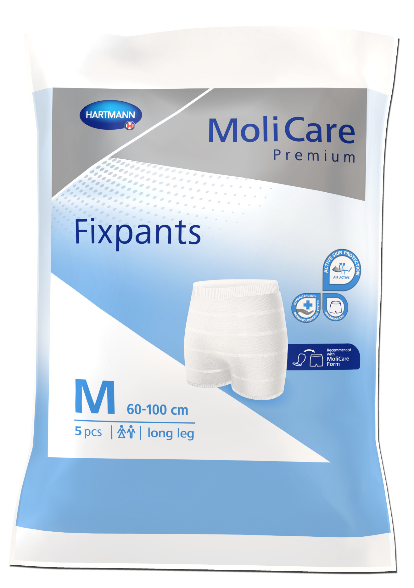 MoliCare Premium Fixpants long leg M fixačné nohavičky 5 ks