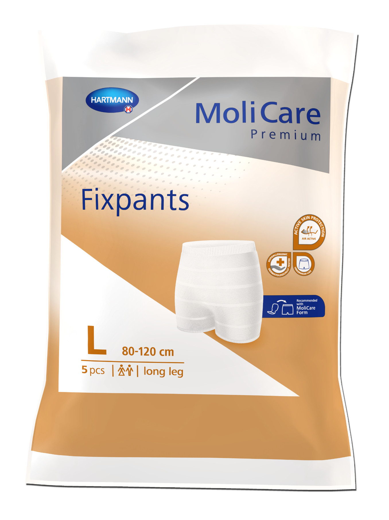 MoliCare Premium Fixpants long leg L fixačné nohavičky 5 ks