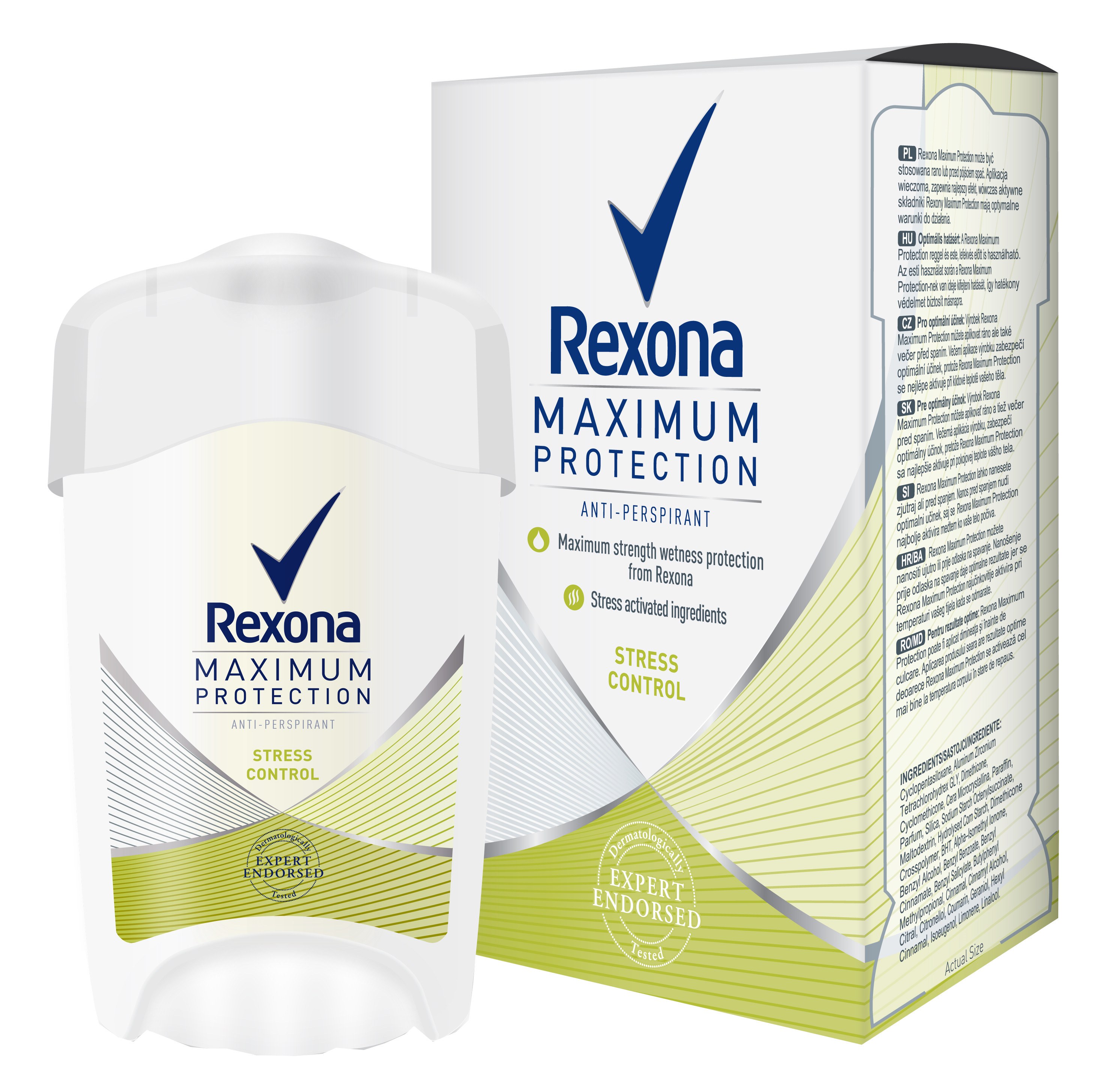 REXONA Maximum Protection Stress Control 45 ml kúpite na Pilulka.sk