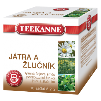 TEEKANNE Pečeň a žlčník bylinný čaj 10 sáčkov kúpite na Pilulka.sk