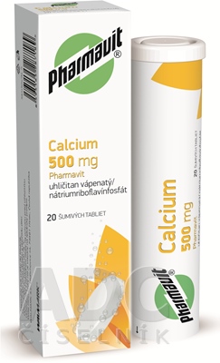 PHARMAVIT Calcium 500 mg 20 šumivých tabliet kúpite na Pilulka.sk
