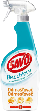Savo Bez Chlóru dezinfekčný sprej Odmasťovač 700 ml
