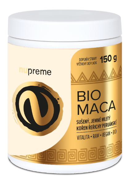 Nupreme Maca BIO podpora potencie a vitality 150 g
