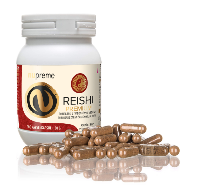Nupreme Reishi extrakt kapsuly na podporu imunitného systému 100 cps