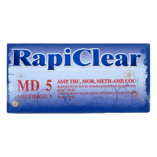 RapiClear MD 5 IVD test drogový na samodiagnostiku