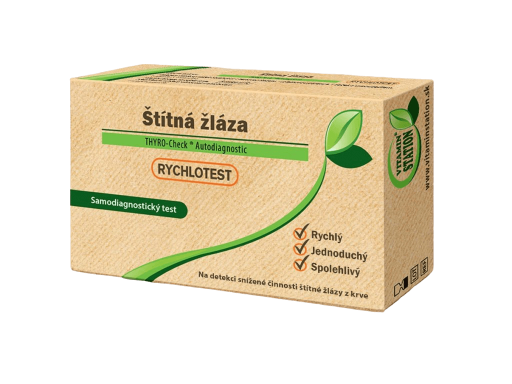 Vitamin Station Rýchlotest Štítna žľaza, samodiagnostický test z krvi