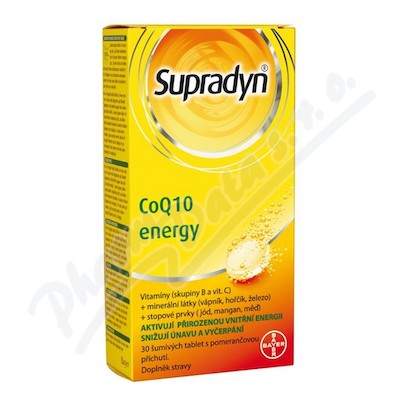 SUPRADYN CoQ10 Energy 30 šumivých tabliet kúpite na Pilulka.sk