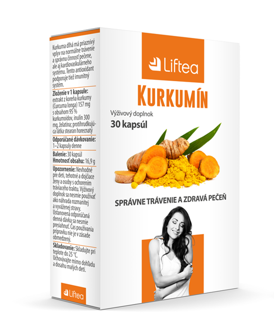 LIFTEA Kurkumín 30 tobolek kúpite na Pilulka.sk