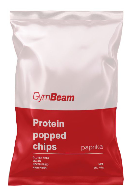GymBeam Proteínové čipsy paprika 40 g