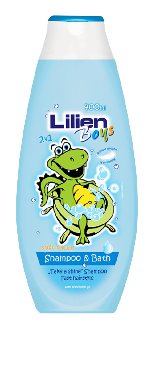 Lilien Detský šampón&pena 2v1 pre chlapcov 400 ml