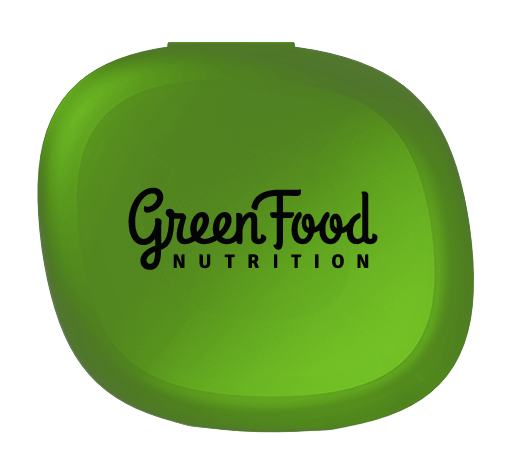 GREENFOOD NUTRITION Zásobník na kapsule Zelená