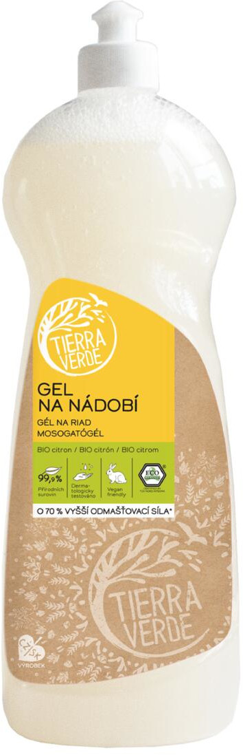 Tierra Verde Gél na riad BIO citrón 1 l