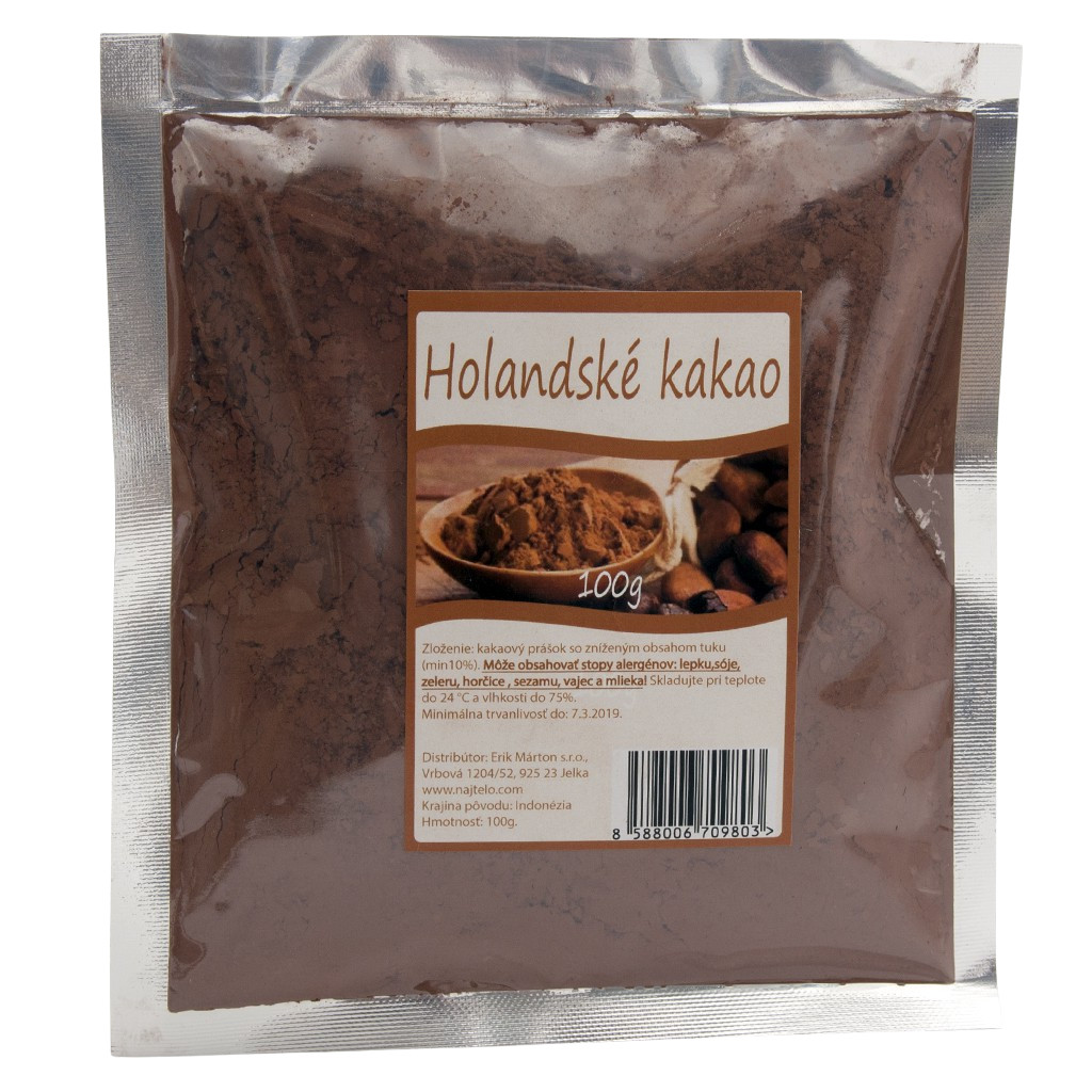 NAJTELO Holandské kakao se sníženým obsahem tuku 100 g