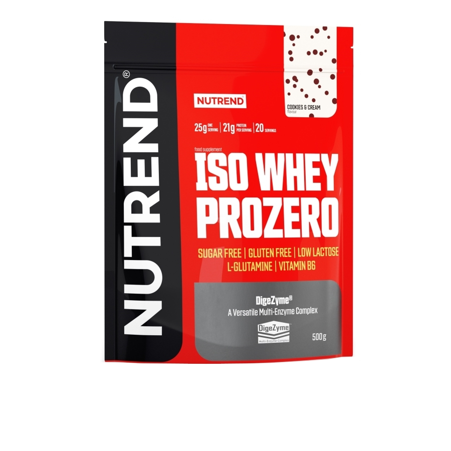 Nutrend Iso Whey Prozero  cookies cream 500 g