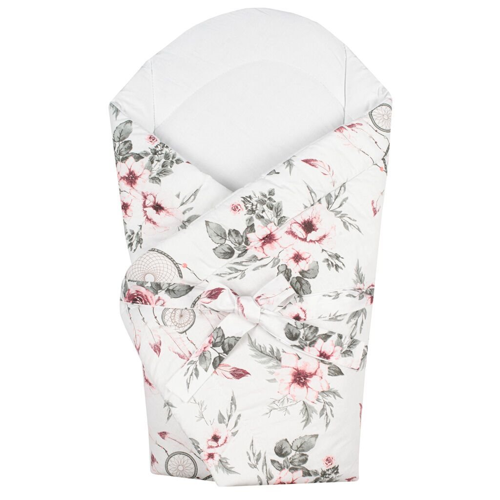 Biela kvety a pierka