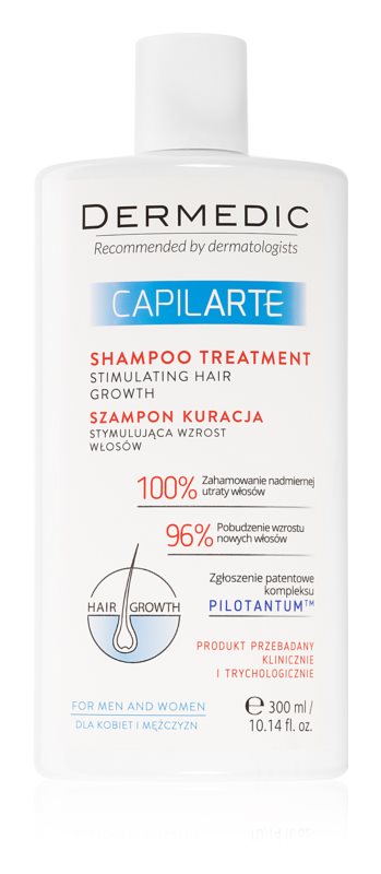 DERMEDIC Capilarte sampon pre rast vlasov a micelarna voda 300 ml