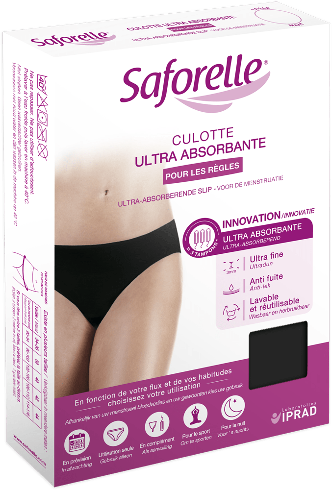 Saforelle Culotte Ultra Absorbente Menštruačné nohavičky, veľ. 42