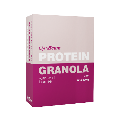 GYMBEAM Proteínová granola s lesným ovocím 300 g