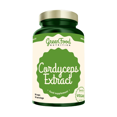 GREENFOOD NUTRITION Cordyceps Extract 90 kapsúl