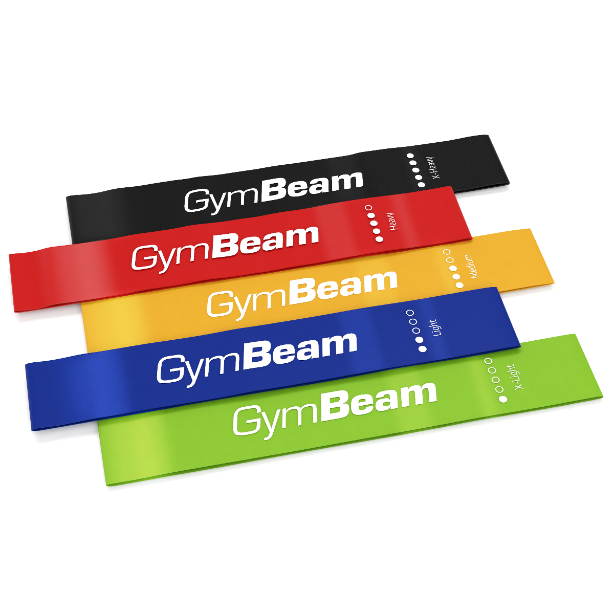 GYMBEAM Resistance set posilňovacích gúm 5 kusov kúpite na Pilulka.sk
