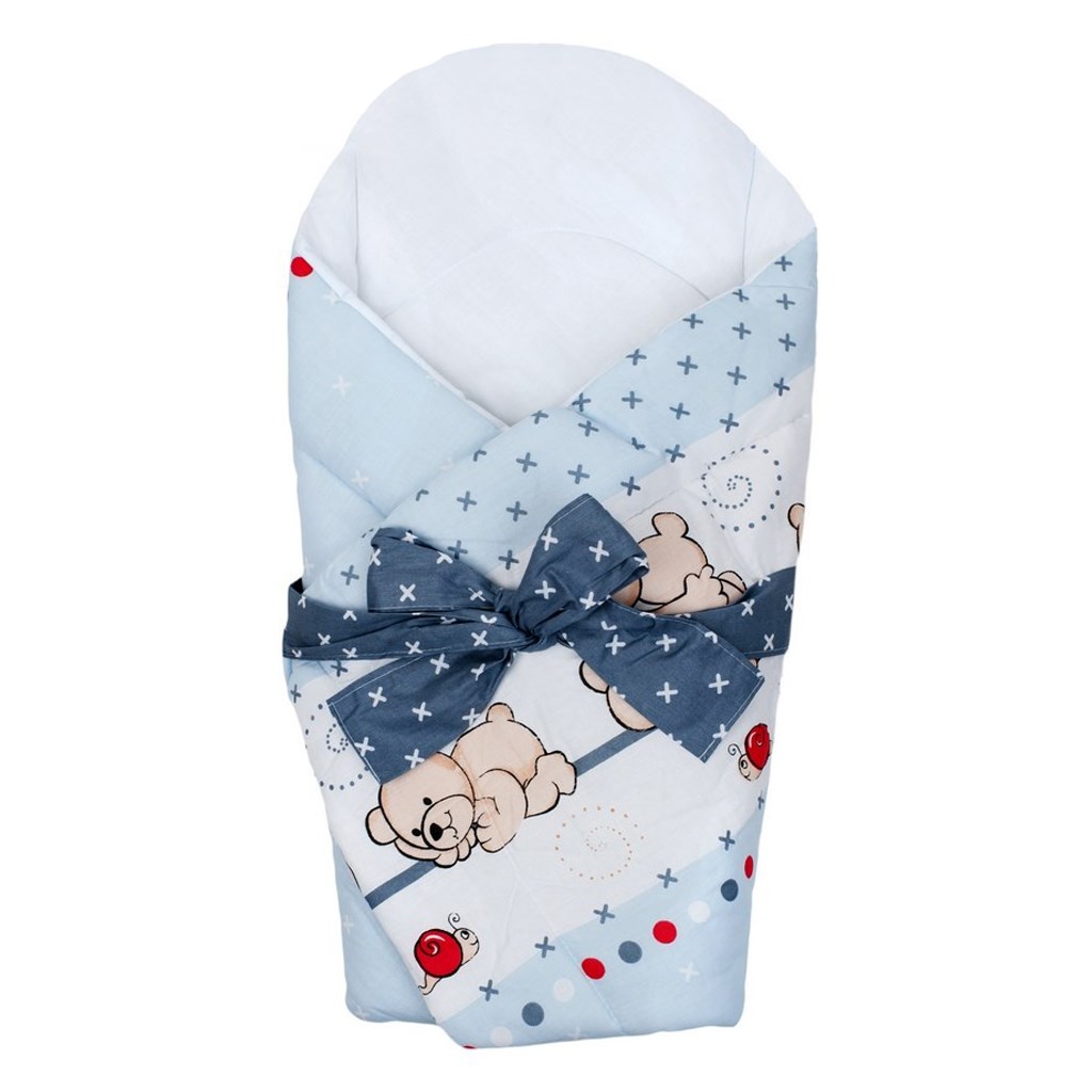 Modrá s medvedíkom