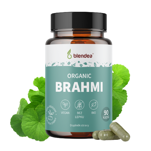 Blendea Organic Brahmi kapsuly na podporu pamäti a koncentrácie 90 cps kúpite na Pilulka.sk
