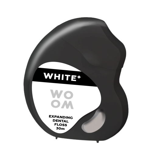 Woom White+ Expandujúca zubná niť 30 m