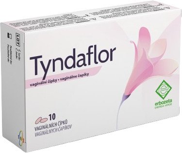 Tyndaflor Vaginálne čapíky 10 x 2 g