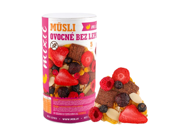 Mixit Ovocné müsli bez lepku 290 g