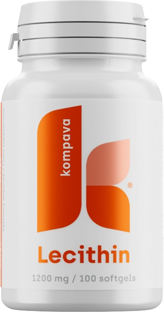 KOMPAVA Lecitín 1200 mg 100 kapslí