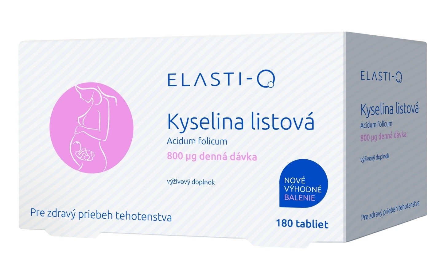 Elasti-Q Kyselina listová 800 μg tablety s kyselinou listovou 180 tbl kúpite na Pilulka.sk