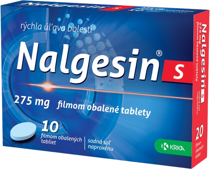 NALGESIN S 275 mg 10 tabliet kúpite na Pilulka.sk