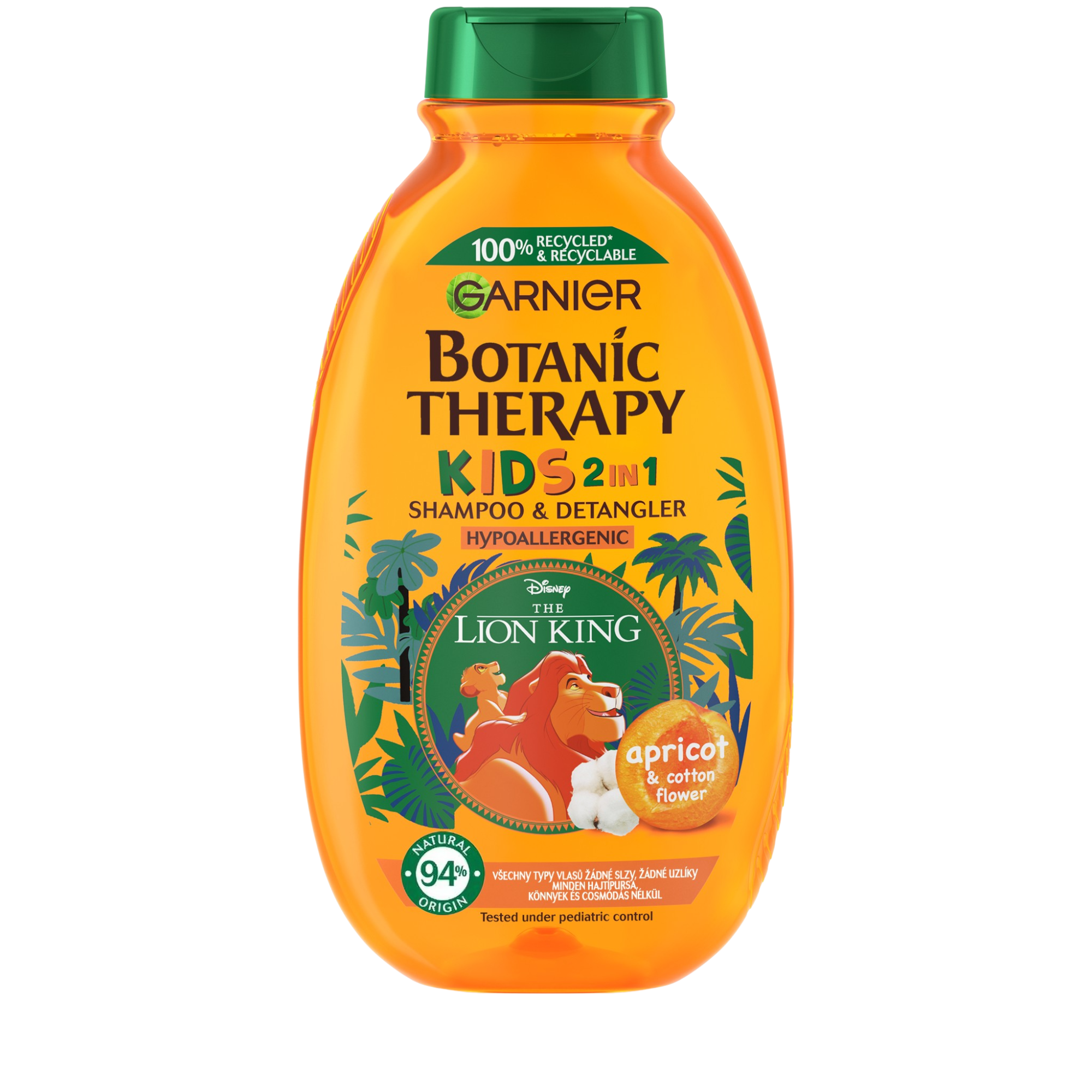 GARNIER Botanic Therapy Disney Kids 2v1 šampón&kondicionér Leví kráľ marhuľa 400 ml kúpite na Pilulka.sk