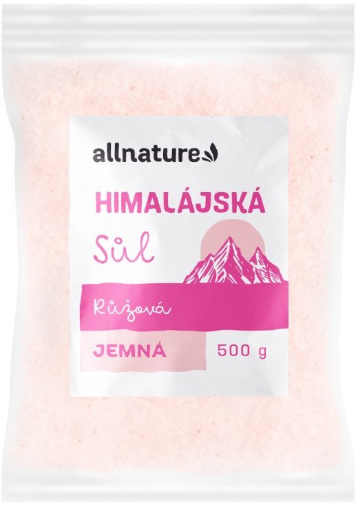 Allnature Himalájska soľ ružová jemná, 500 g