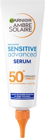 Garnier Ambre Solaire Sensitive Advanced ochranné sérum na telo SPF 50+ 125 ml