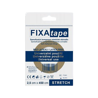 FIXATAPE Stretch samofixačné kompresné elastické ovínadlo, bez latexu 2,5 cm x 450 cm kúpite na Pilulka.sk