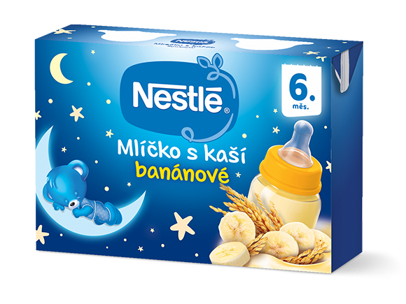 Nestlé Mliečko s kašou banánové od ukonč. 6. mesiaca 2 x 200 ml