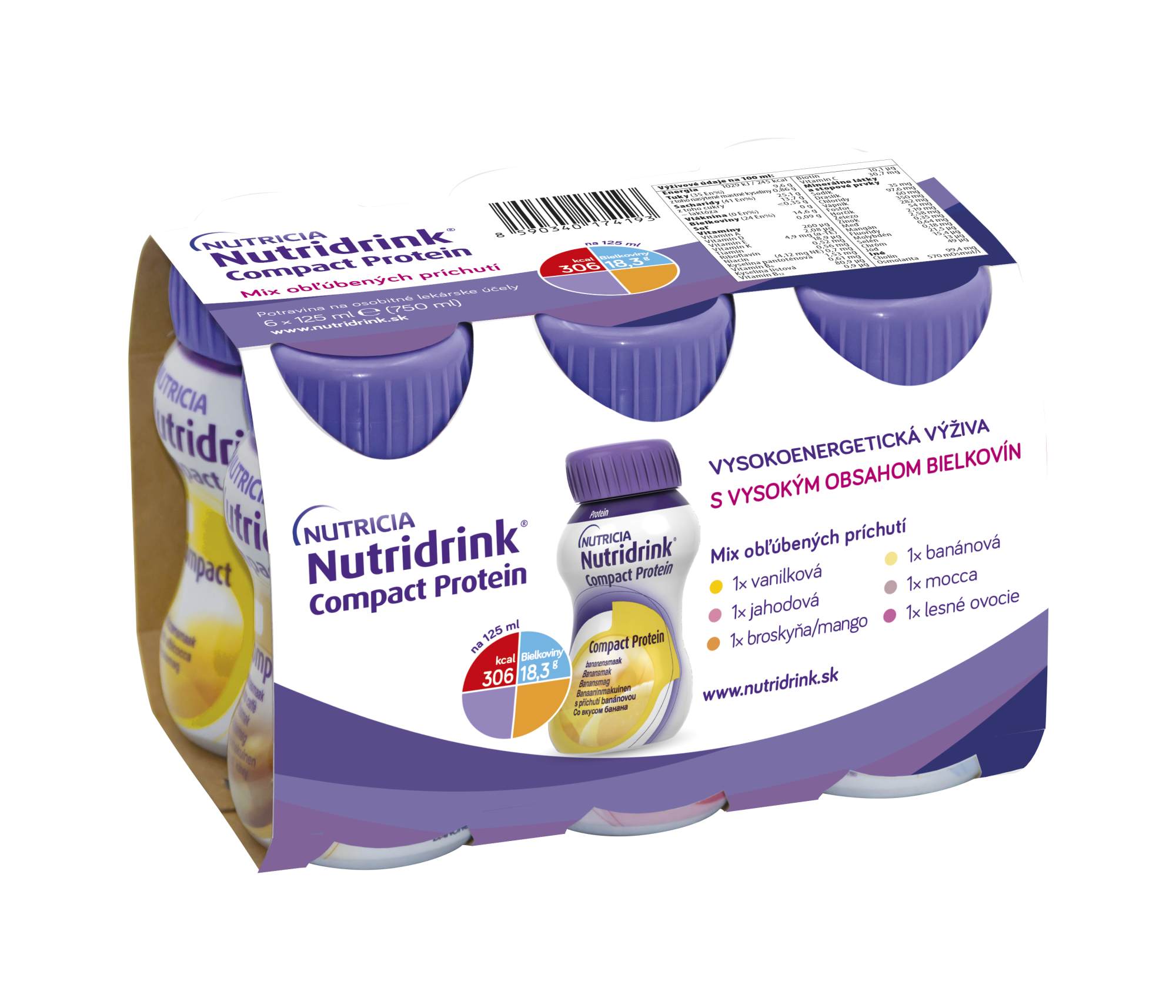 Nutridrink Compact protein 6 x 125 ml