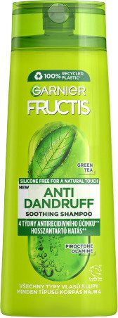 Garnier Fructis Antidandruff upokojujúci šampón na všetky typy vlasov s lupinami, 250 ml